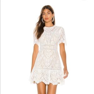 SAYLOR Darian Dress in Star White